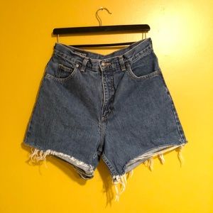 Vintage cut-off jean shorts